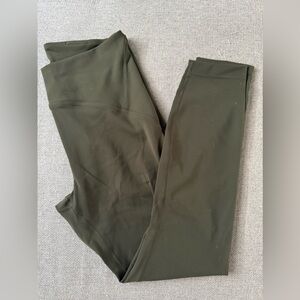 Lululemon leggings olive size 8
